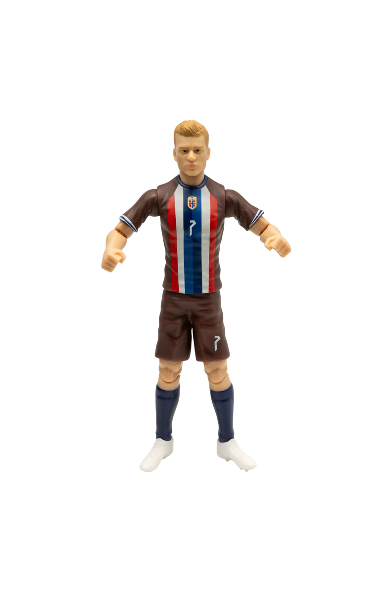 Banbo Toys Sockers Norway National Alexander Sorloth 8" Soccer Action Figure, Alternate, color, Brown