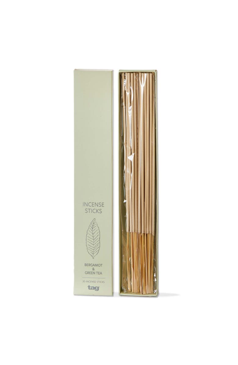 tag Bergamot Green Tea Incense Sticks Multicolor Home Fragrance, Main, color, Multicolored