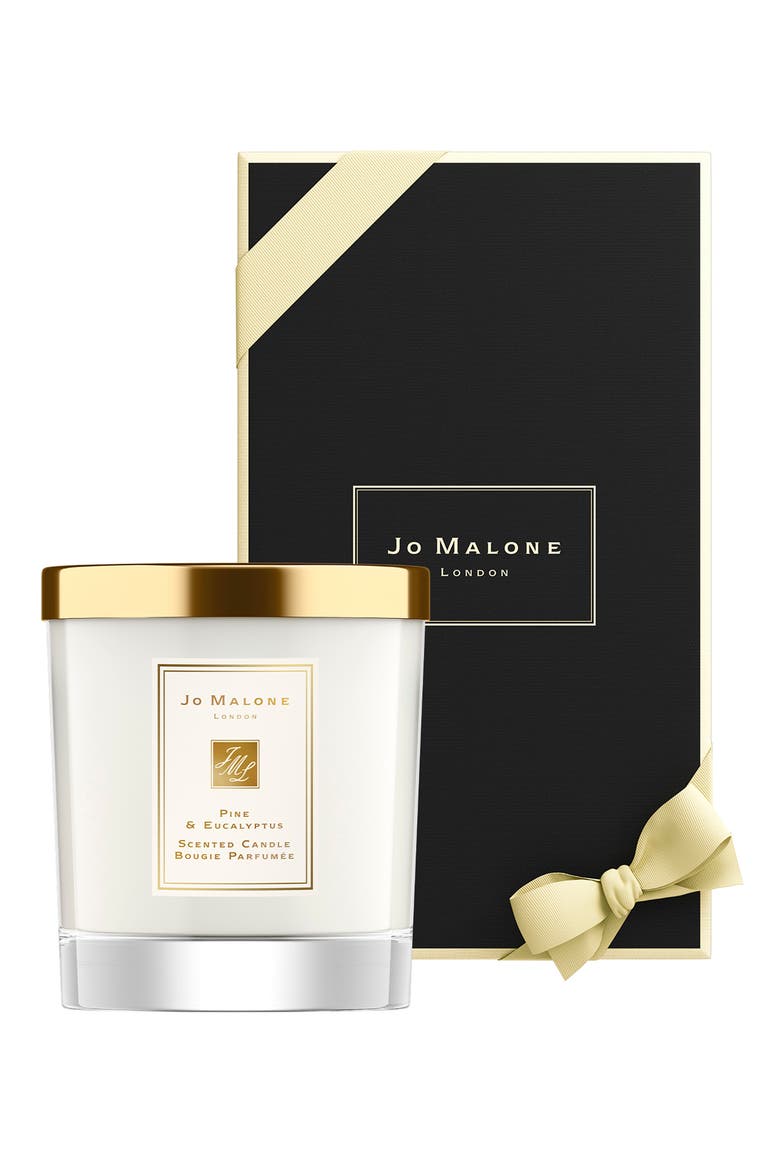 Pine & Eucalyptus Scented Candle, Alternate, color, NO COLOR