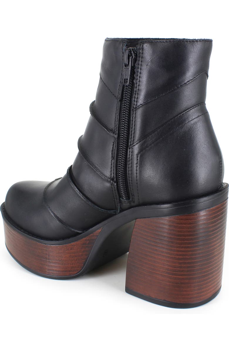 ZIGI Noa Platform Bootie, Alternate, color, Black Leather