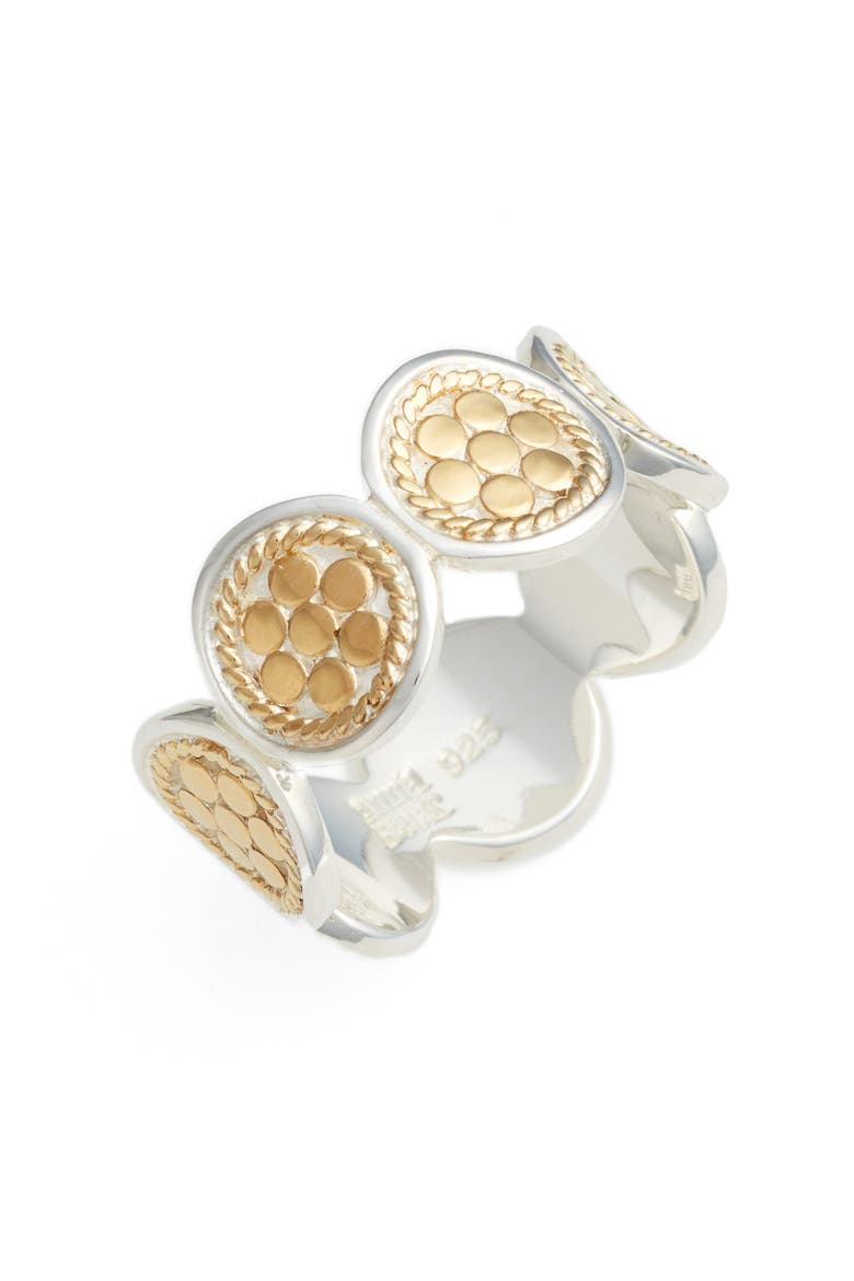 Signature Multi Disc Band Ring, Main, color, GOLD