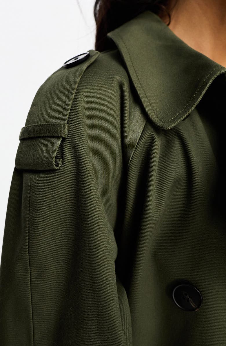 ASOS DESIGN Longline Trench Coat, Alternate, color, 