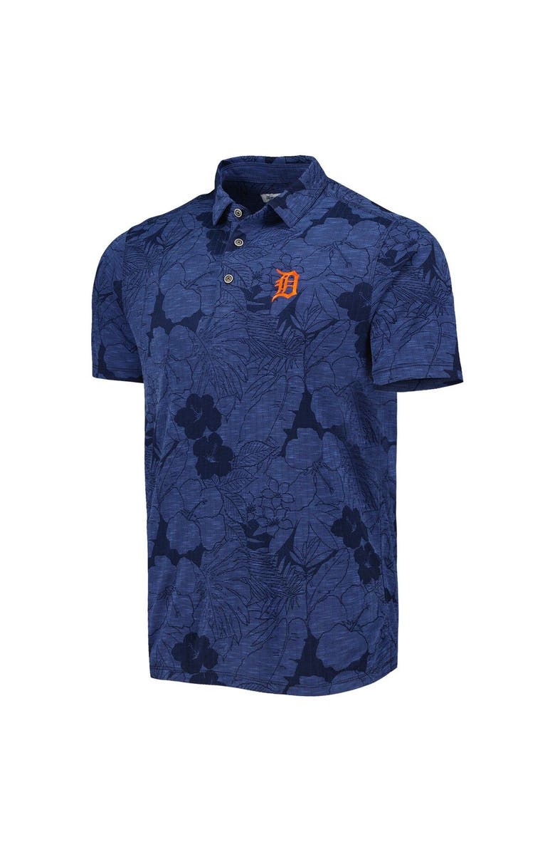 Tommy Bahama Men's Tommy Bahama  Navy Detroit Tigers Blooms Polo, Alternate, color, 