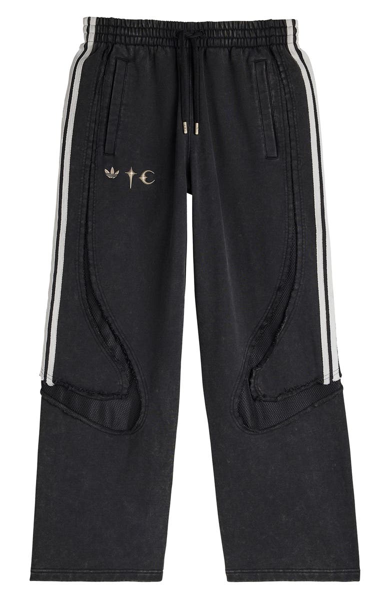 adidas Mesh Detail Relaxed Sweatpants, Alternate, color, 