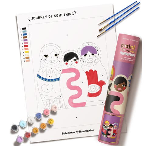 Paint By Numbers, Babushkas, DIY Art Craft Kit, Kids 5+