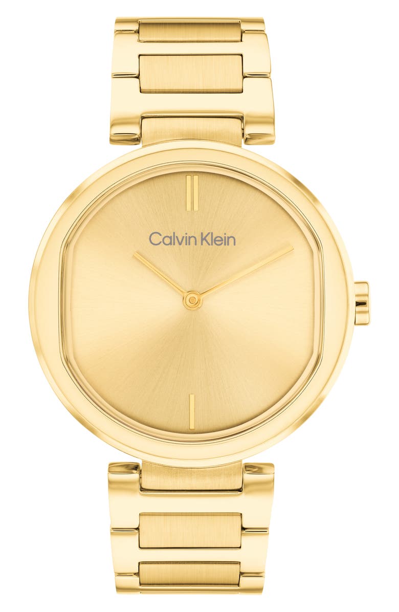 Calvin Klein Goldtone Bracelet Watch, 36mm, Main, color, Gold