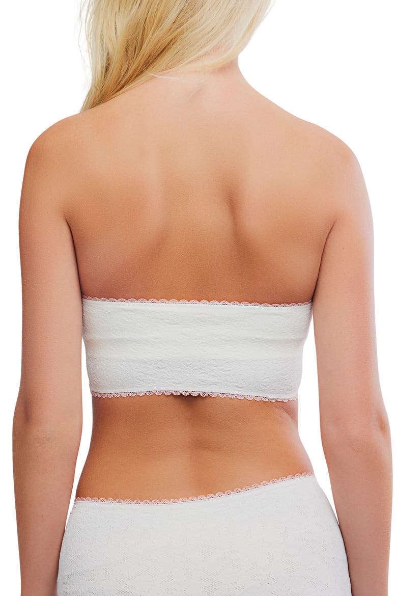 Intimately FP Sweet Point Seamless Bandeau Bra, Alternate, color, FP WHITE ALYSSUM