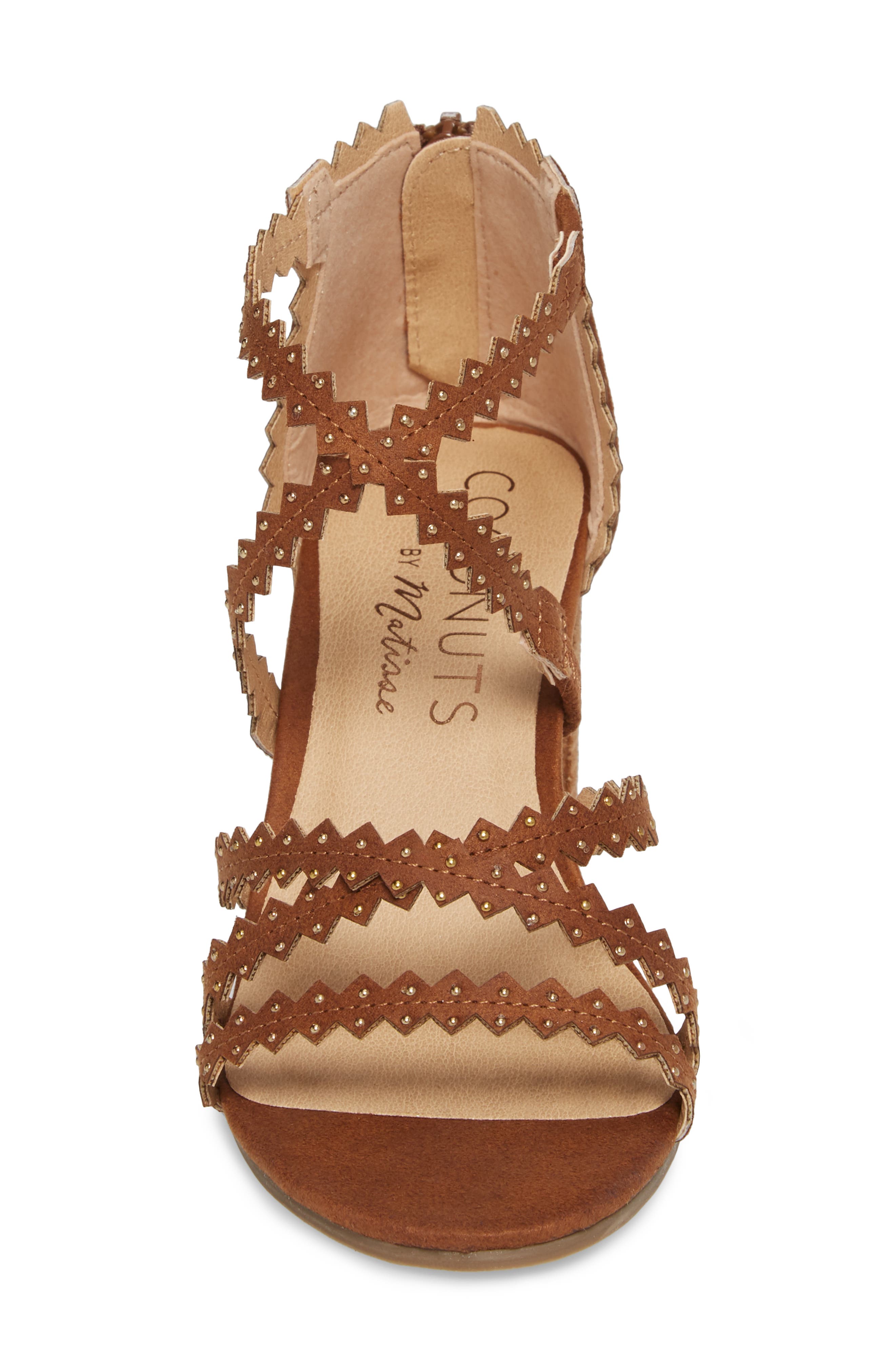 Aiden Block Heel Sandal, Alternate, color, SADDLE SUEDE