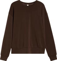 Zella Soft Luxe Boxy Crew Sweatshirt