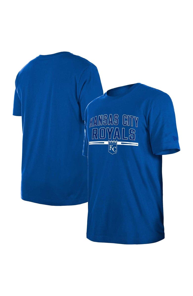 New Era Men's New Era Royal Kansas City Royals Batting Practice T-Shirt, Main, color,