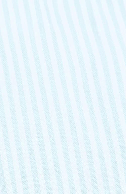 Barbour Deerpark Stripe Summer Fit Short Sleeve Button-up Shirt In Pale Apple
