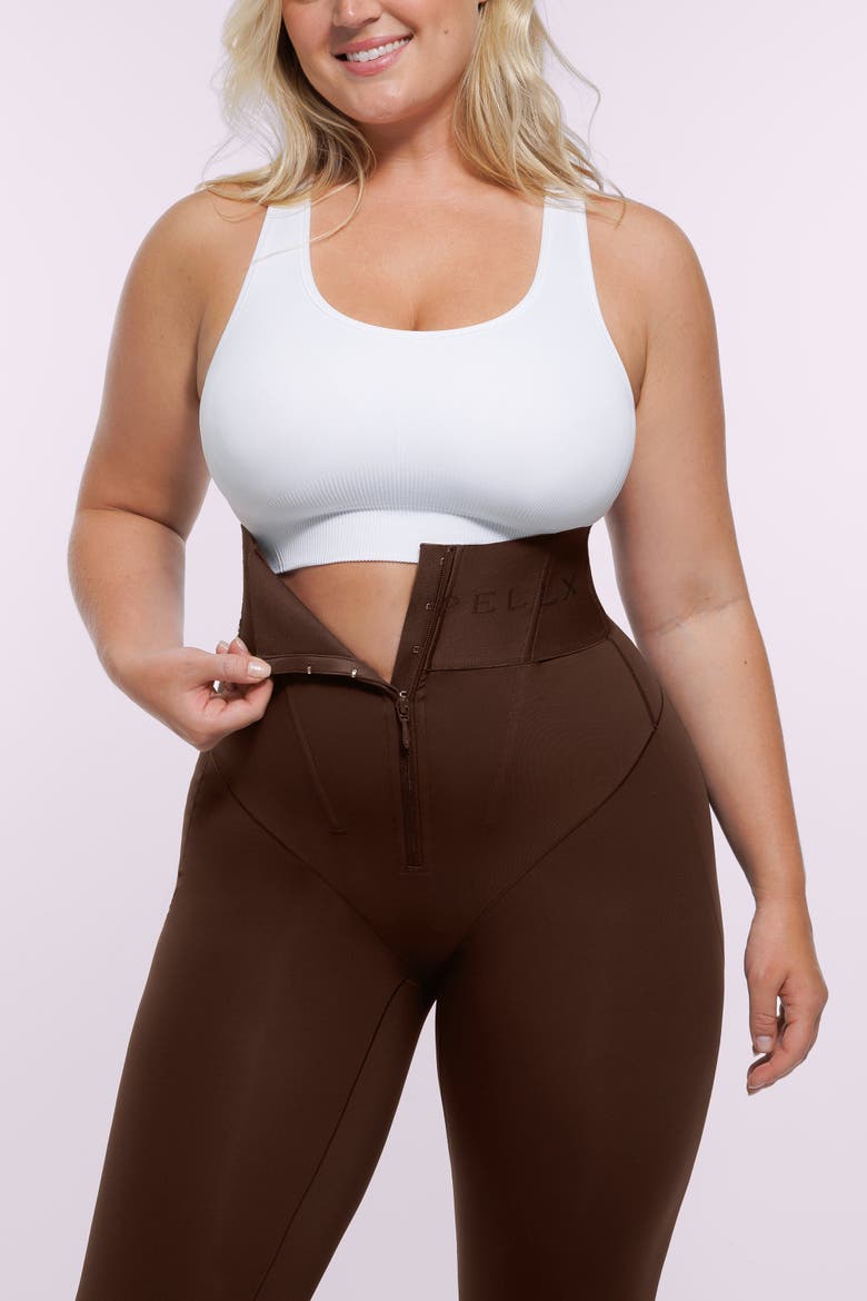 Bare Essentials AirSlim High-Waisted Full-Length Shaping Leggings, Alternate, color, Brown