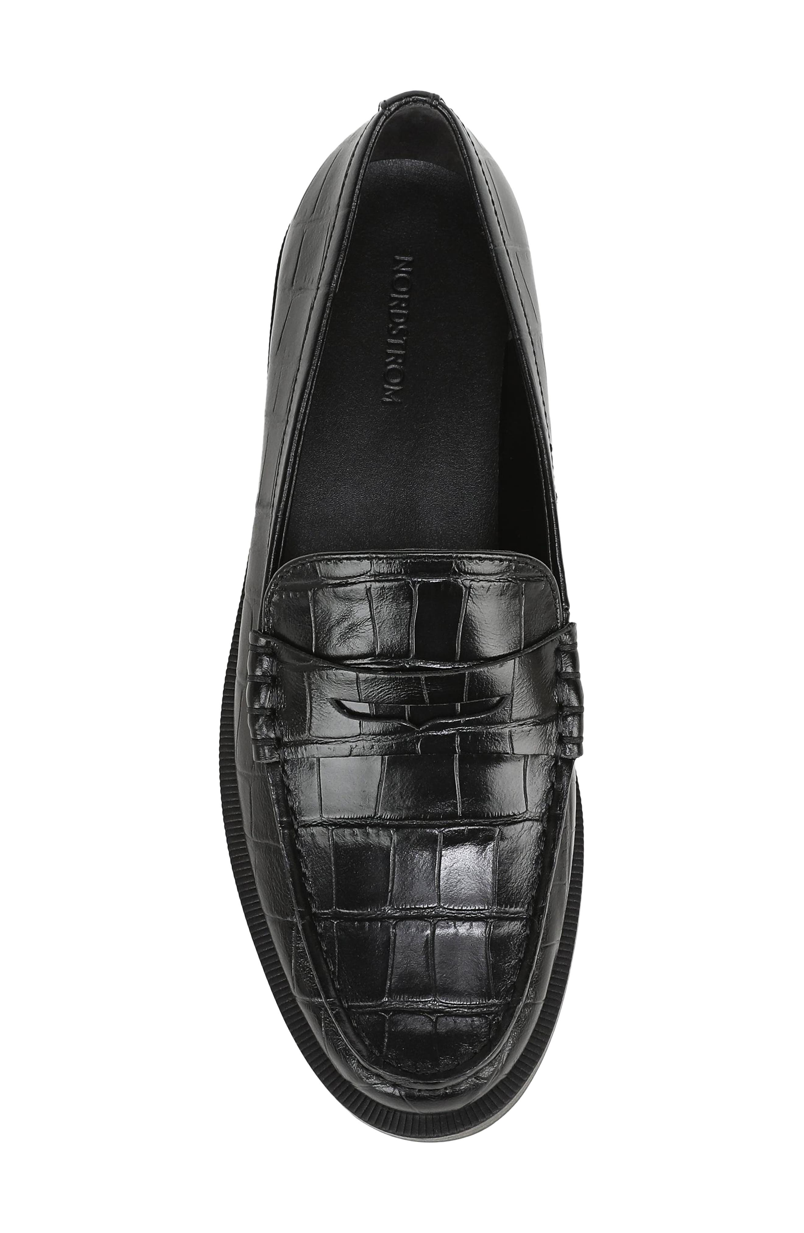 Lennon Loafer, Alternate, color, BLACK CROCO