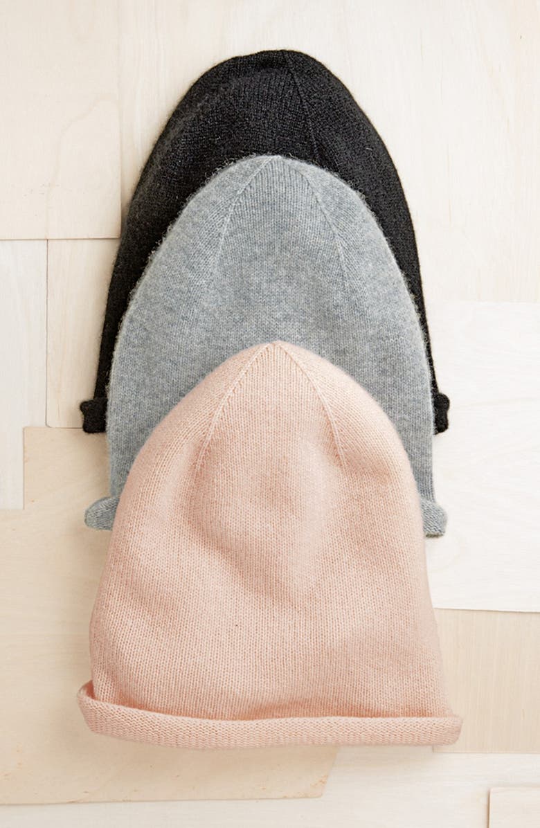 Halogen<sup>®</sup> Slouchy Cashmere Beanie, Main, color,