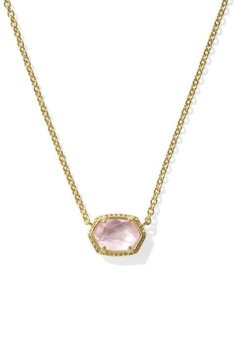 Daphne Frame Stone Pendant Necklace