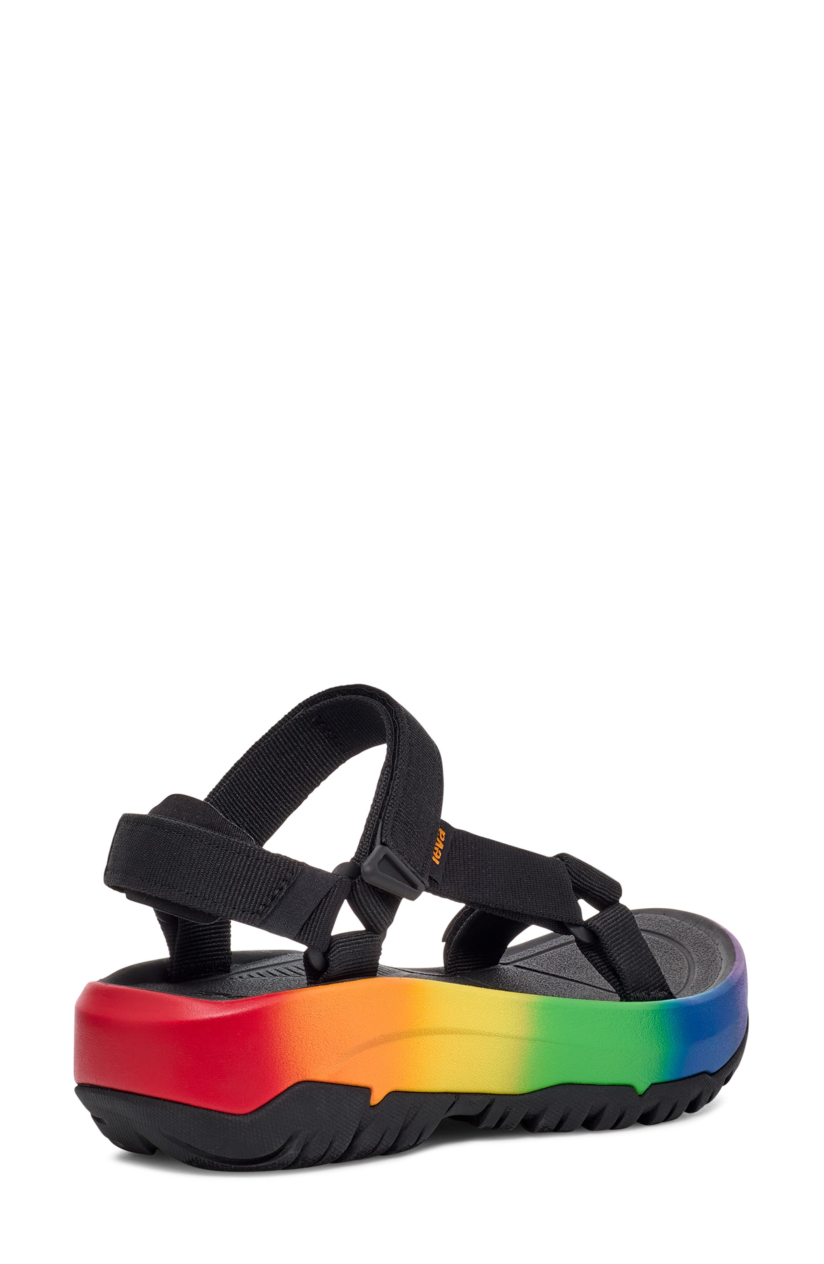 Teva Hurricane XLT2 Ampsole Brite Wedge Sandal, Alternate, color, Black/ Rainbow