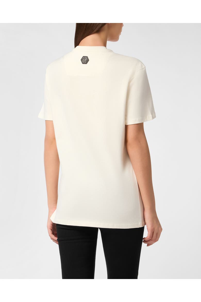 T-Shirt Man Fit Teddy Women, Alternate, color, OffWhite