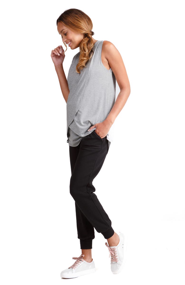 Ingrid & Isabel<sup>®</sup> Knit Active Maternity Joggers, Alternate, color, 