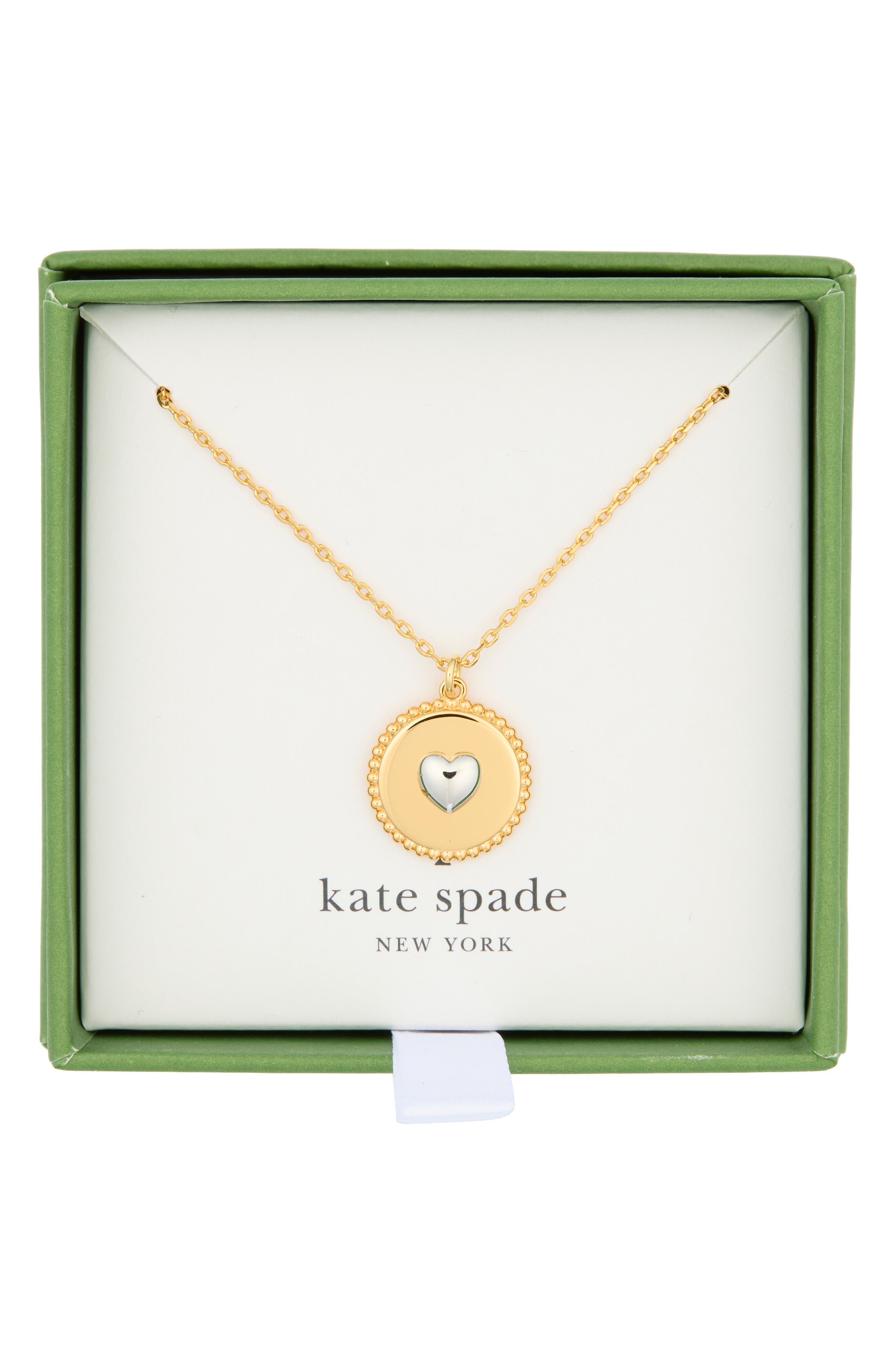 Kate Spade New York heartful mini pendant