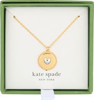 Kate Spade New York heartful mini pendant