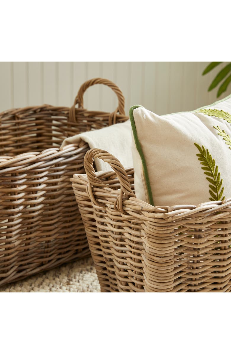 Napa Home & Garden Normandy Laundry Baskets, Set Of 2, Alternate, color, Beige