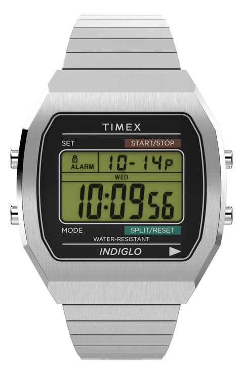 T80 Digital Chronograph Bracelet Watch, 36.5mm