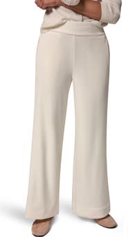 Donna Karan New York High Waist Wide Leg Corduroy Pants