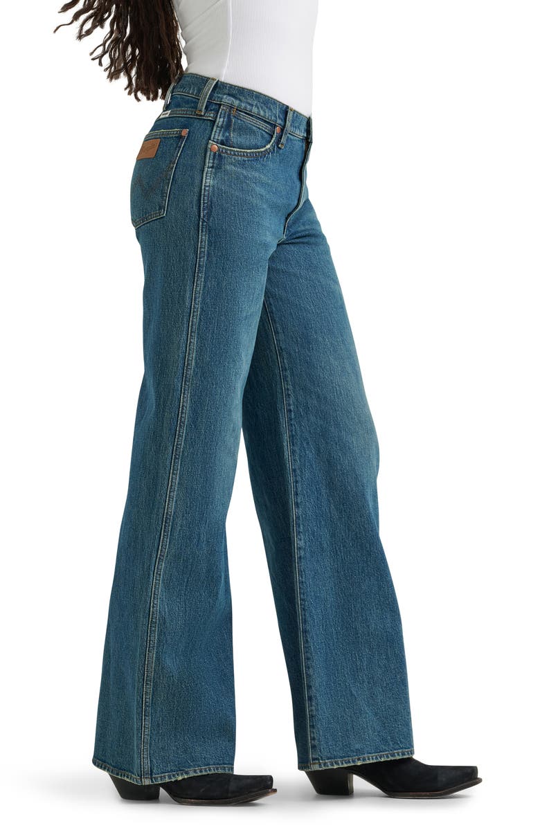 Wrangler Low Rise Baggy Jeans, Alternate, color, Stormy Indigo