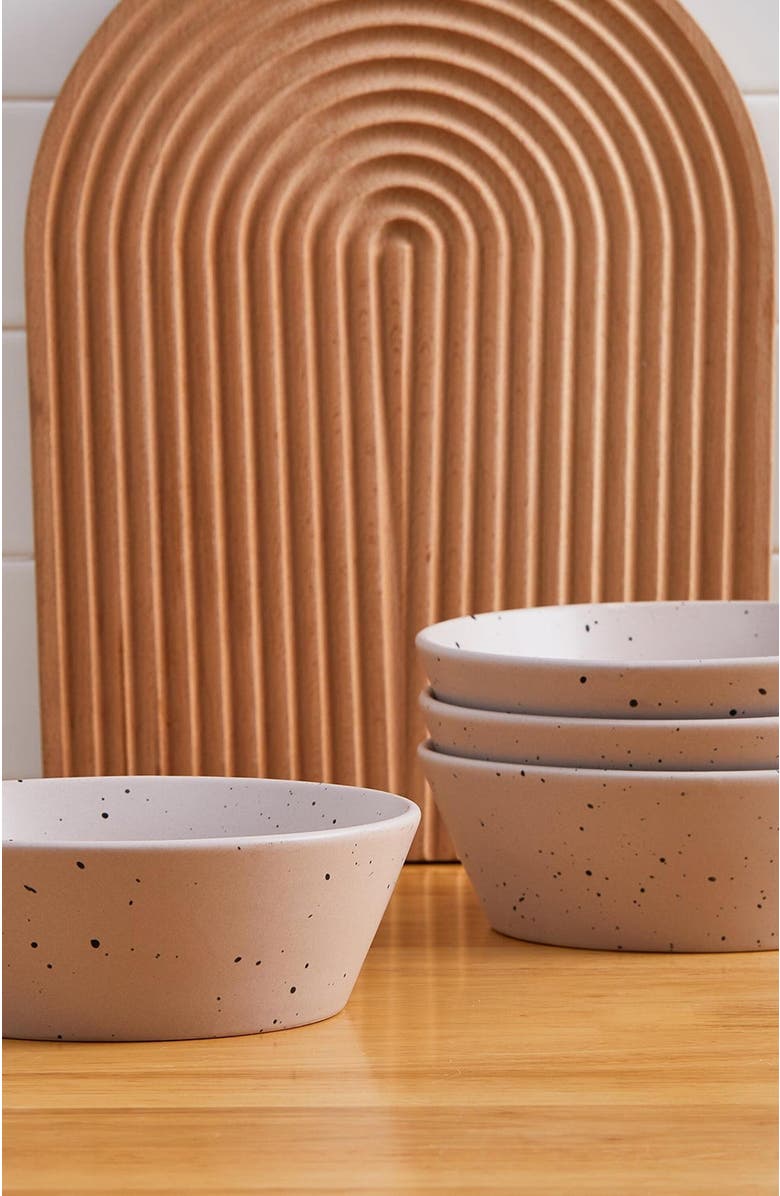 Stone Lain Jade Stoneware 16-Piece Dinnerware Set, Alternate, color,