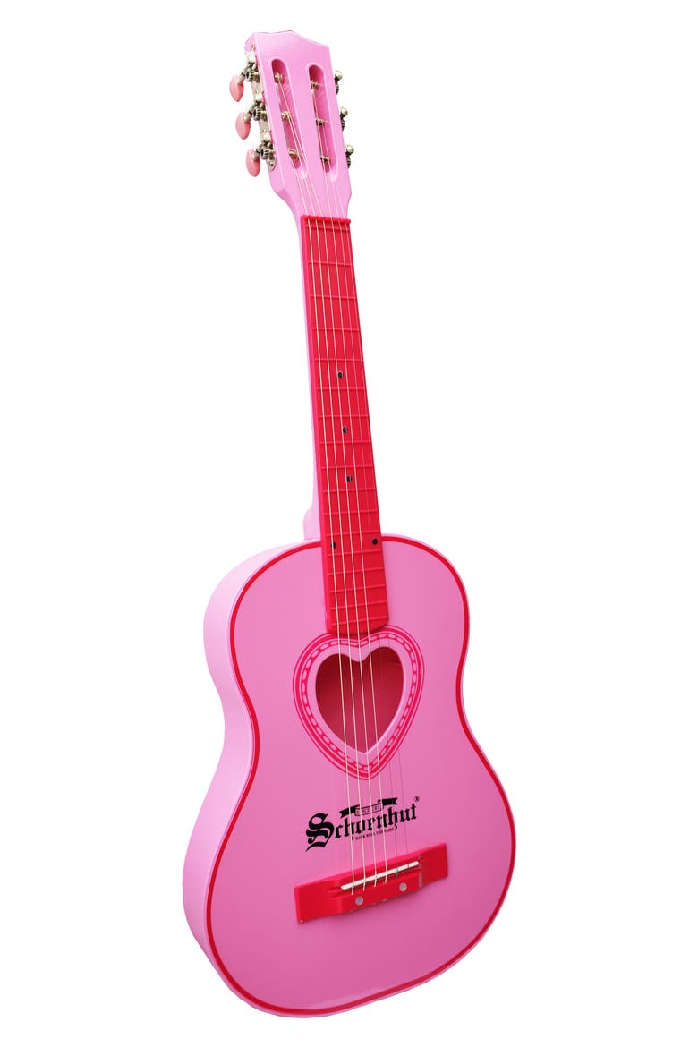 Six-String Acoustic Guitar, Main, color, PINK