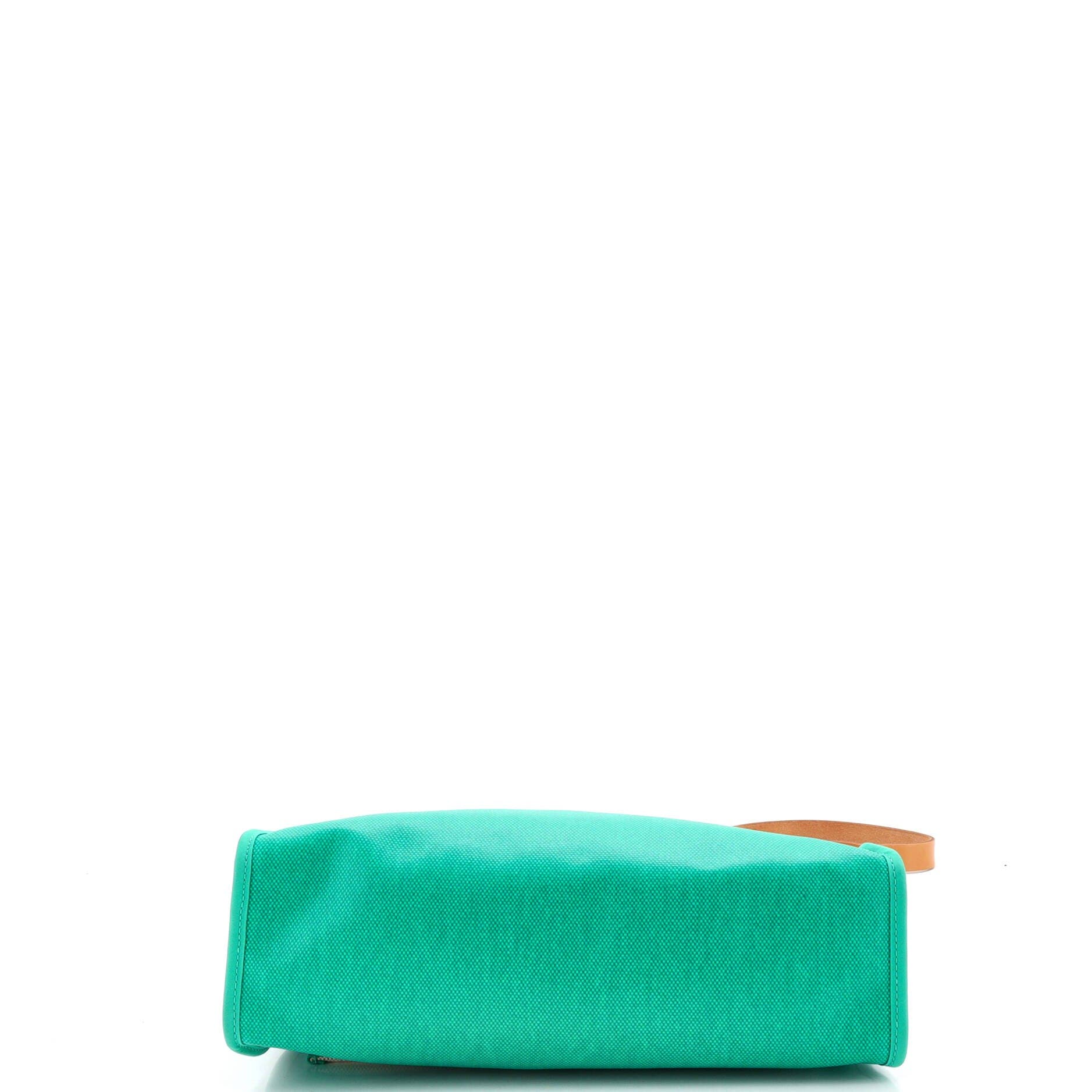 Herbag Zip Berline Vache Canvas and Leather 31, Alternate, color, Green
