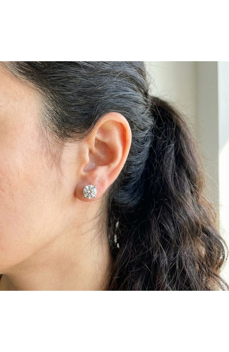 Bliss Diamond Certified 1.47Ct Round Diamond Studs in 14k Gold Lab Grown, Alternate, color, 14K Yellow Gold