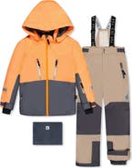 Deux par Deux Teknik Fleece Jacket with Expandable Sleeves & Pants Two Piece Snowsuit