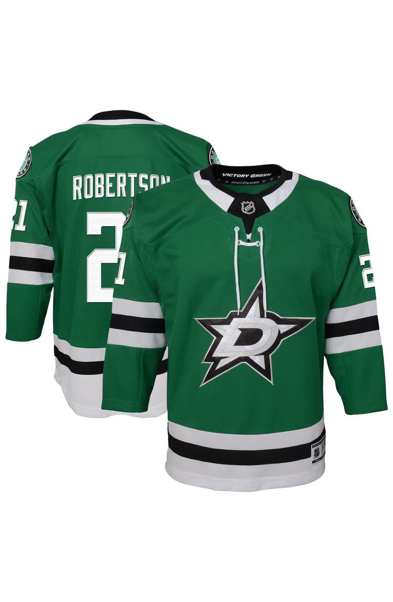 Outerstuff Youth Jason Robertson Kelly Green Dallas Stars Home Premier Player Jersey, Main, color, Kelly Green
