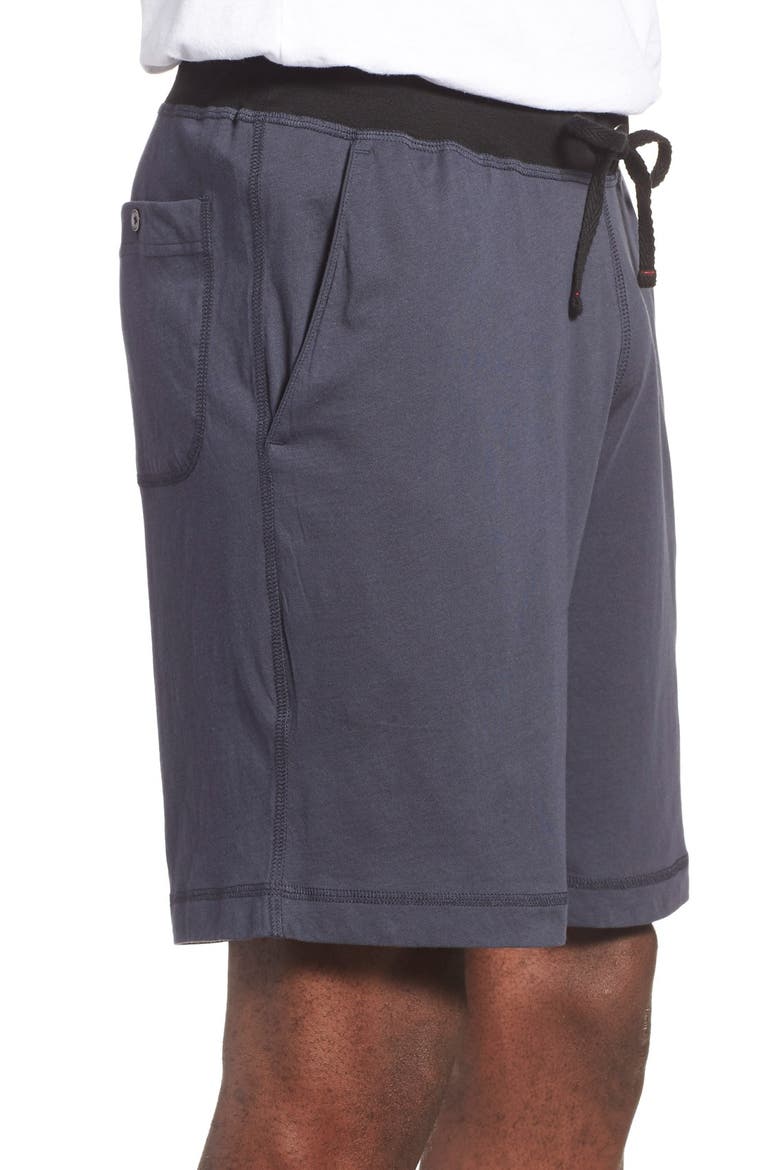 Peruvian Pima Cotton Lounge Shorts, Alternate, color, INK