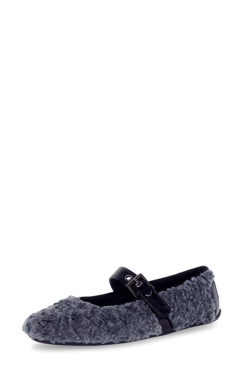 Candice Cooper Dafne Bird High Pile Fleece Flat in Grey  product