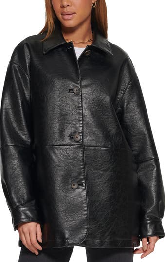 Levi's® Oversize Faux Leather Relaxed Jacket | Nordstrom