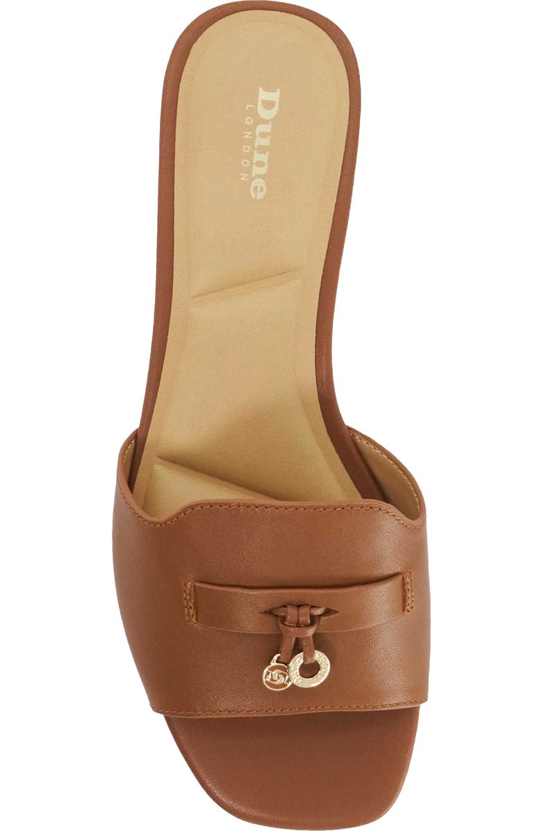Dune London Lindo Slide Sandal, Alternate, color, Tan