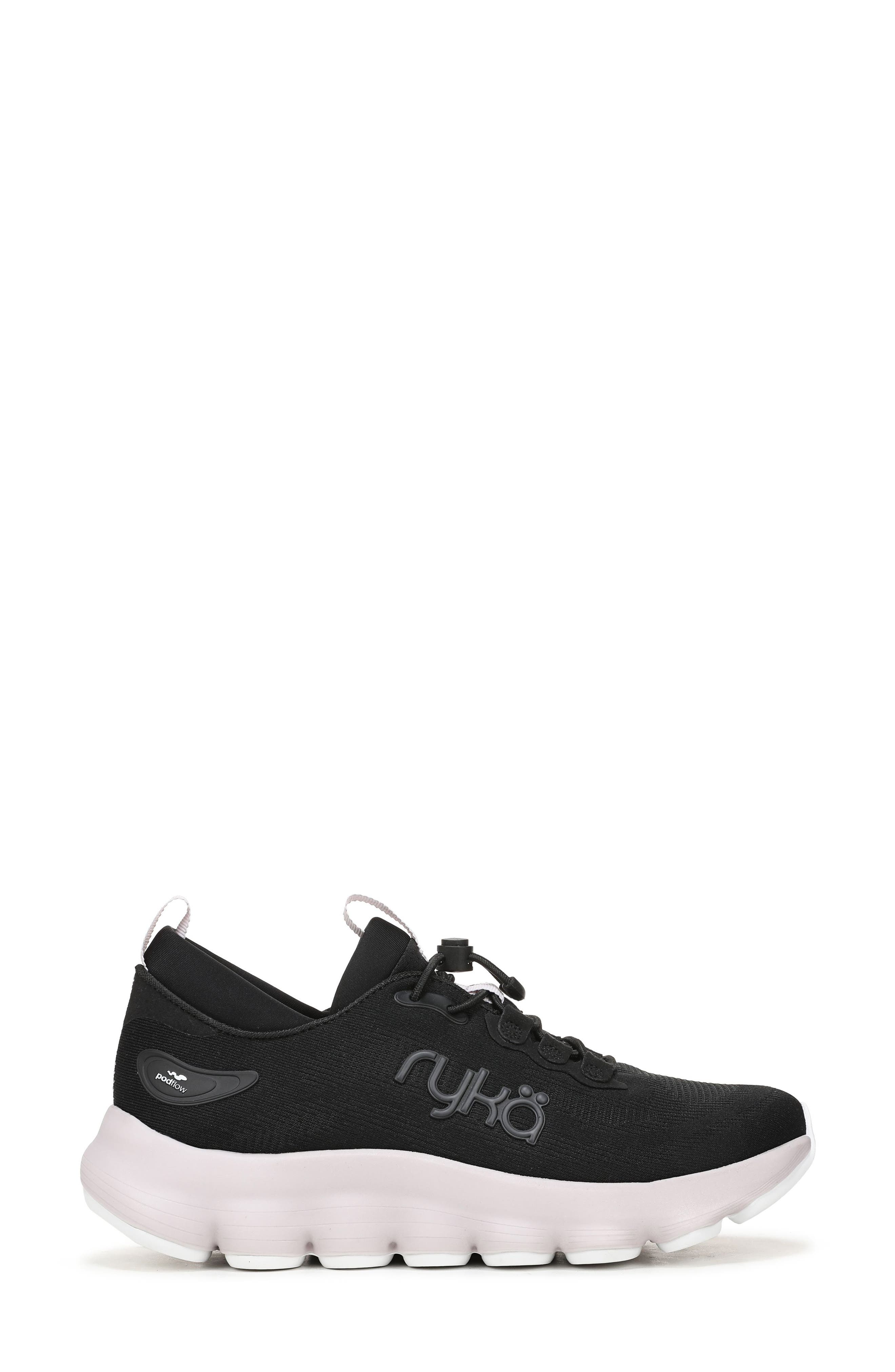 Rykä PodFlow EZ Walking Sneaker, Alternate, color, Black