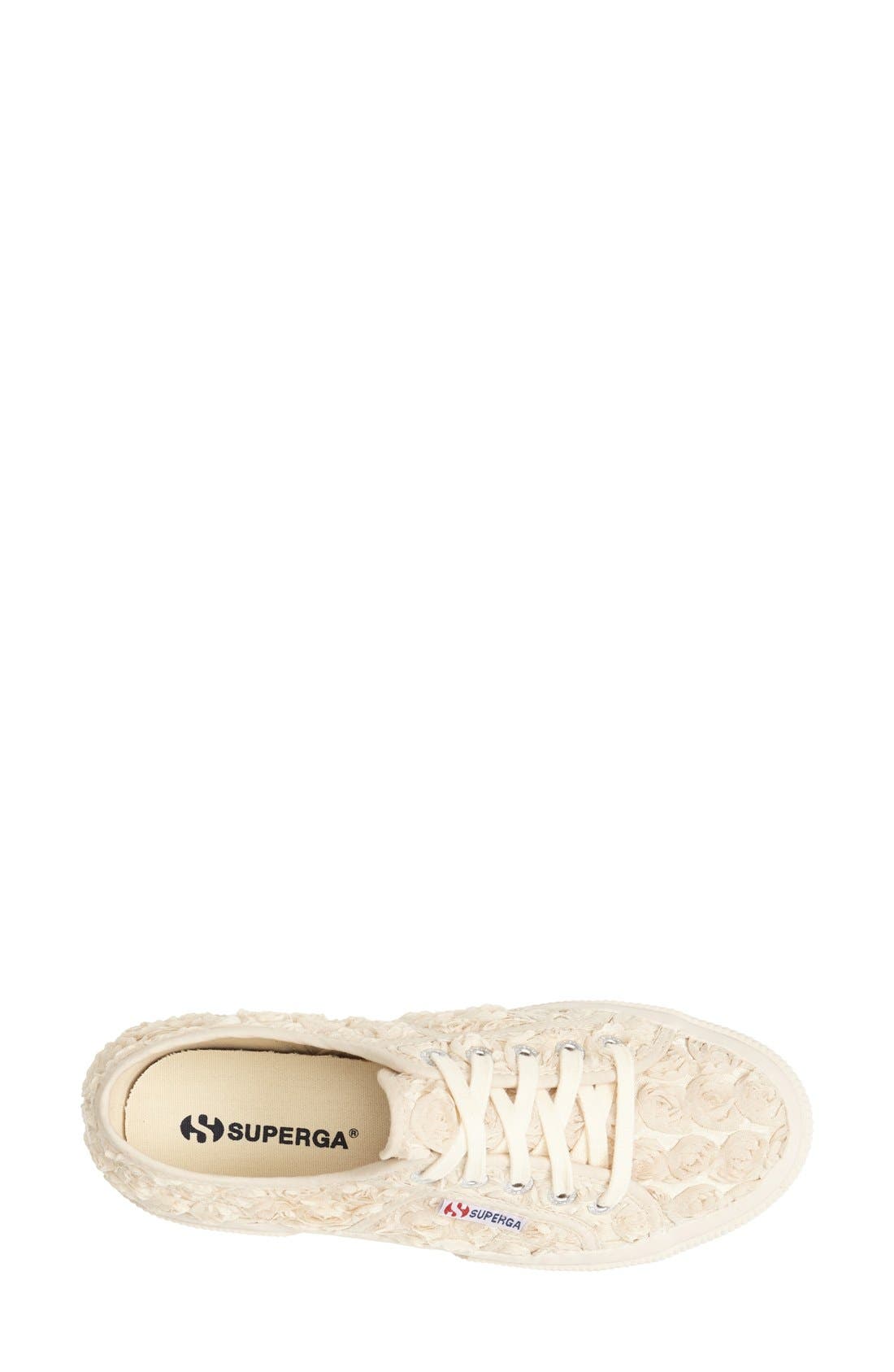 'Rose' Sneaker, Alternate, color, OFF WHITE