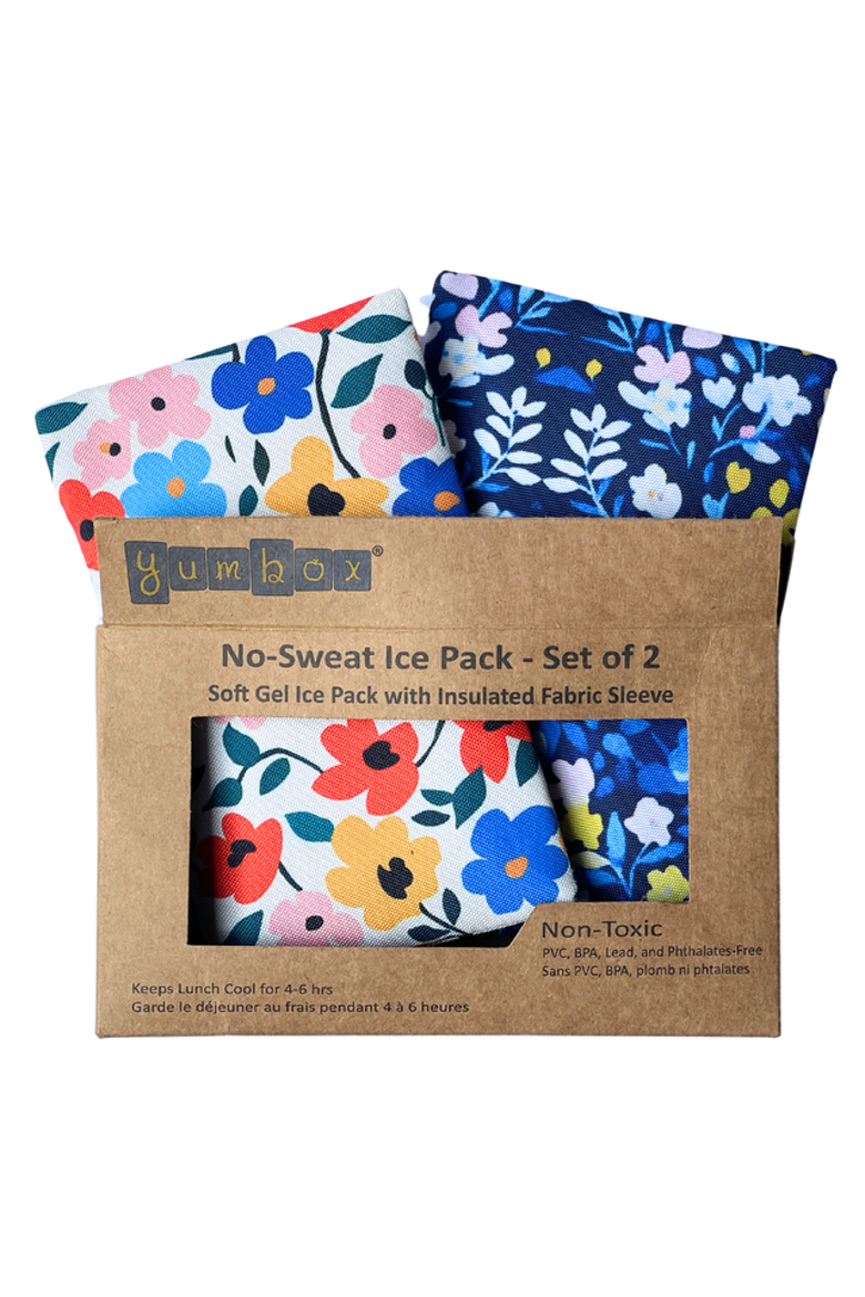 No-Sweat Gel Ice Packs in Fabric Sleeve - 2 Pack, Main, color, Floral