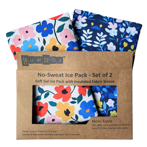 No-Sweat Gel Ice Packs in Fabric Sleeve - 2 Pack