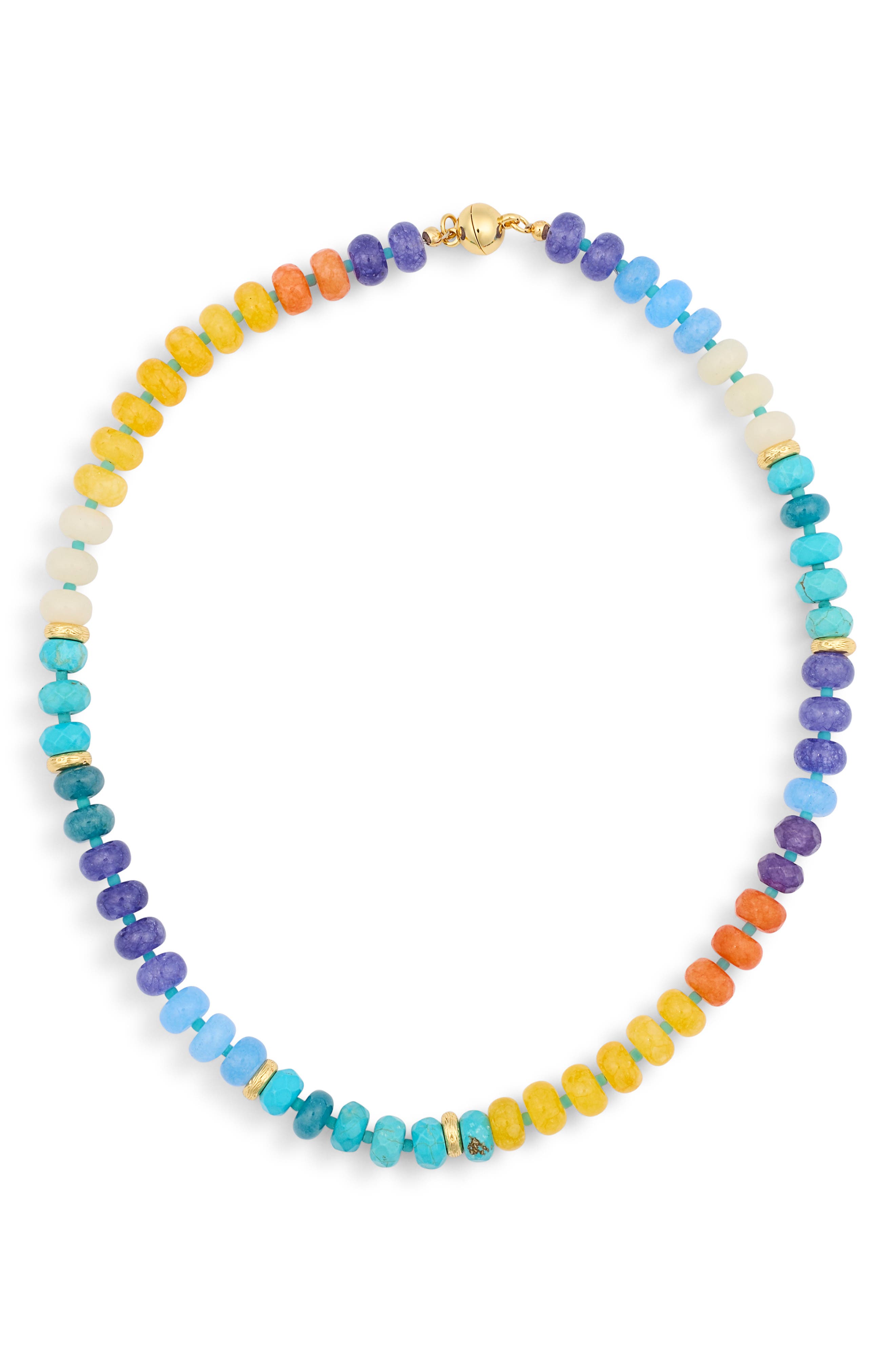EYE CANDY LOS ANGELES Ella Multicolor Beaded Necklace