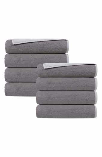 DePera Double Face 8-Piece Turkish Cotton Hand Towels