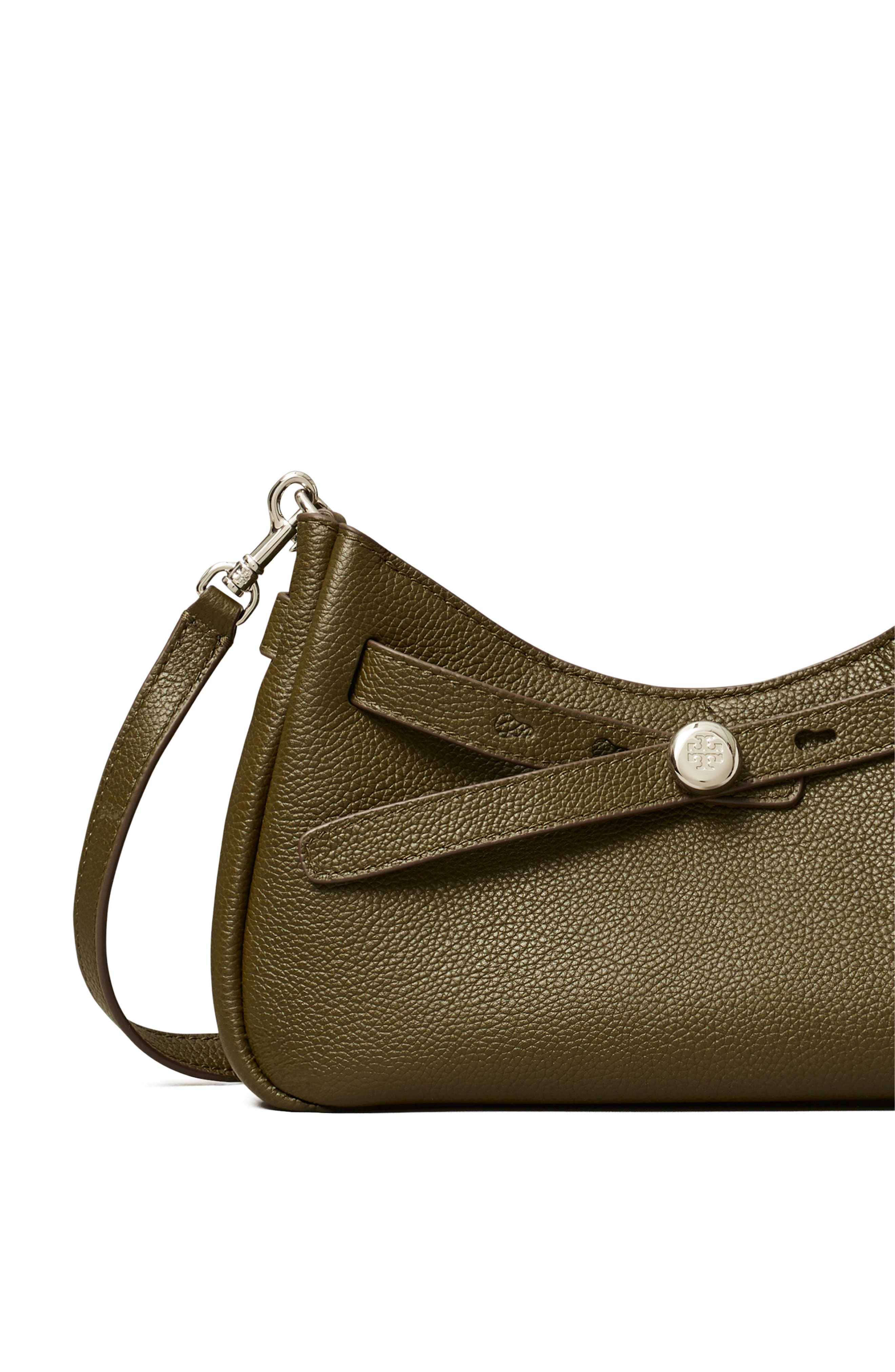 Romy Zip Top Leather Crossbody Bag, Alternate, color, LECCIO