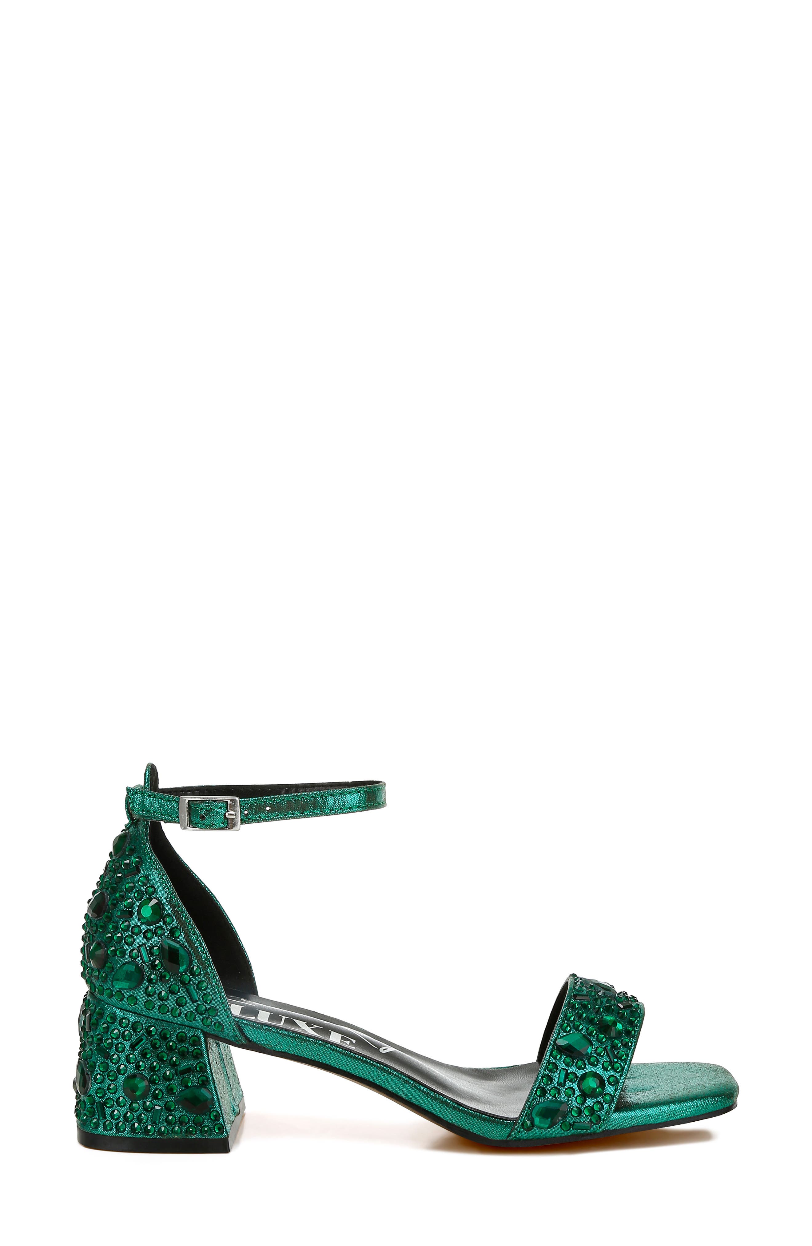 Nocturnal Sandal, Alternate, color, GREEN