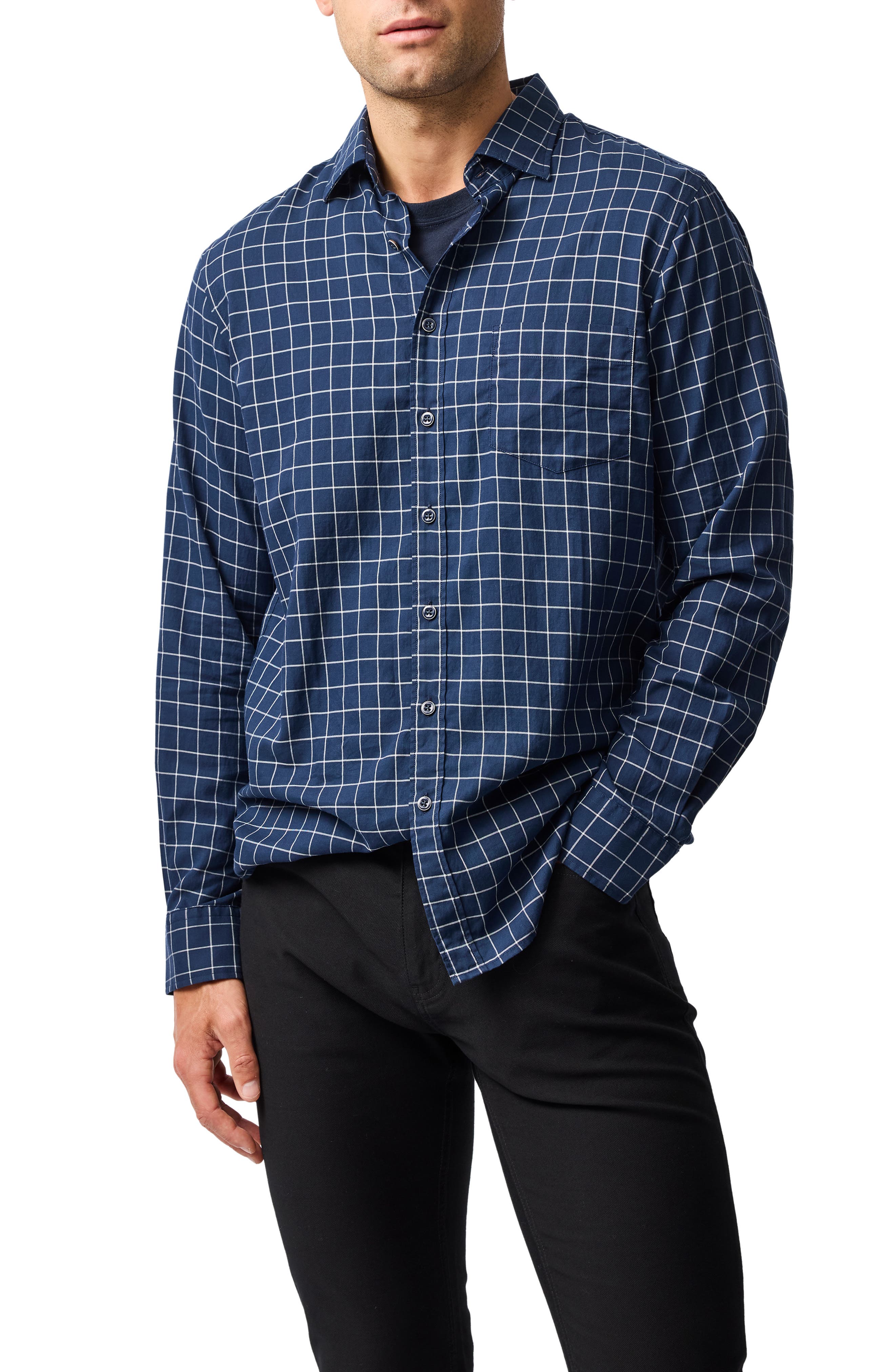 Rodd & Gunn Glenrock Windowpane Check Button-Up Shirt
