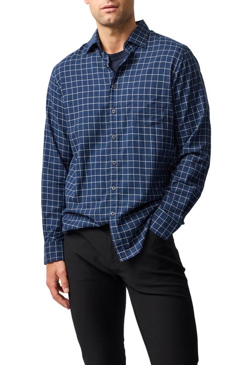 Glenrock Windowpane Check Button-Up Shirt