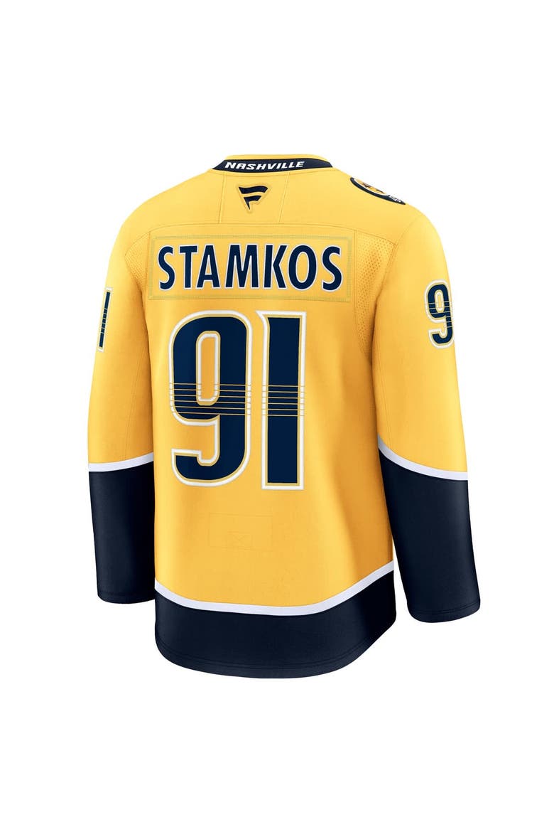 Men's Fanatics Steven Stamkos Gold Nashville Predators Home Premium Jersey, Alternate, color, Gold