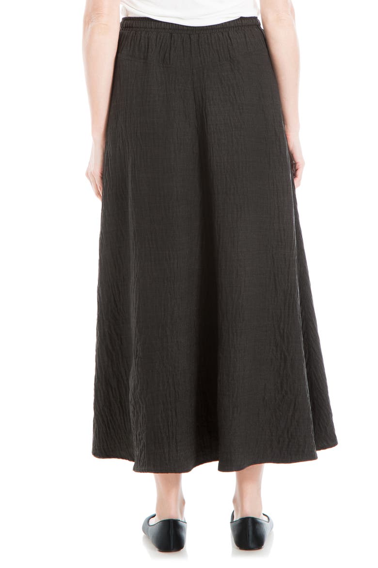 Textured Crop Maxi Skirt, Alternate, color, BLACK